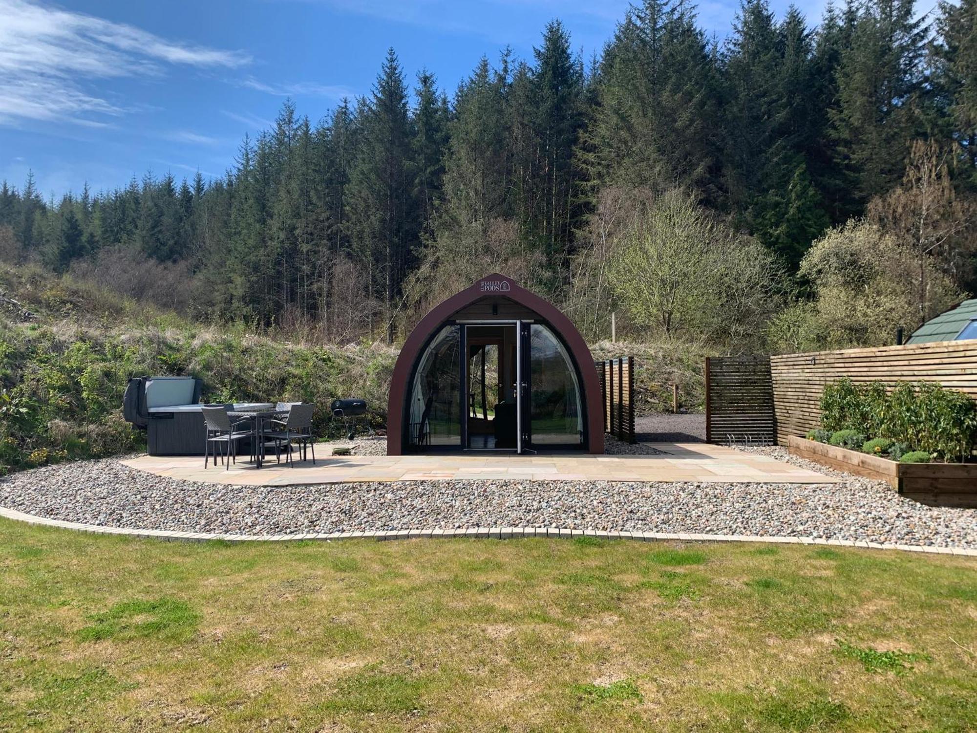 Tawny Owl Pod With Hot Tub Villa Oban Exterior foto